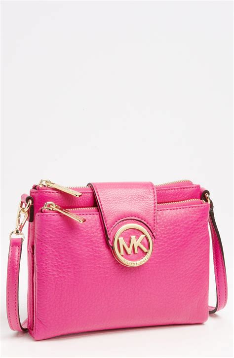 michael kors fulton wallet light pink|Michael Kors fulton crossbody bag.